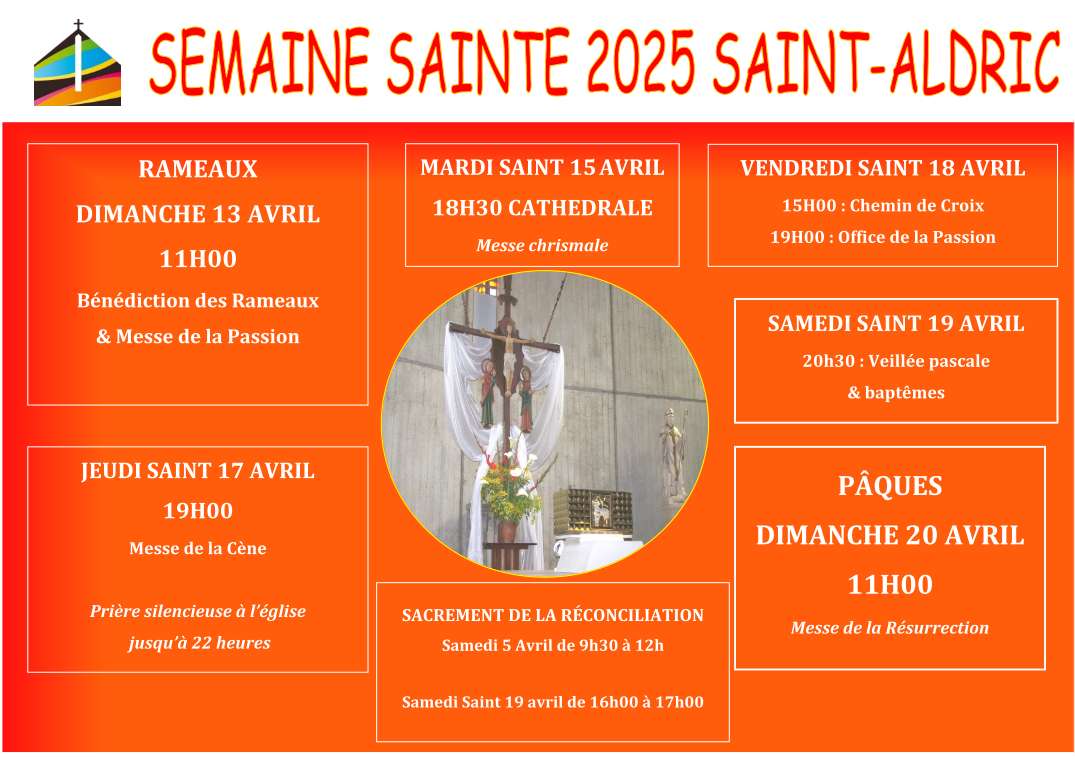 SEMAINE SAINTE 2025 affiche 1